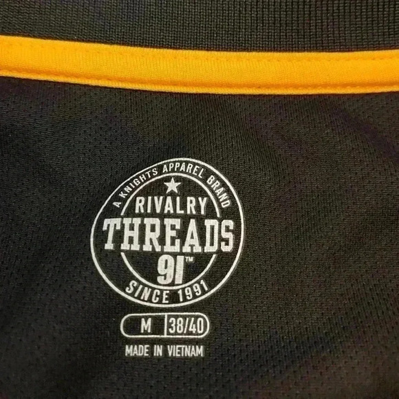 Wichita State Shockers Knights Apparel Men's polo shirt size Medium color Black - Picture 3 of 4